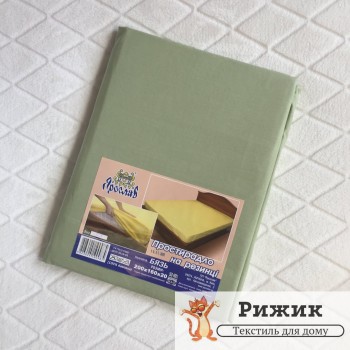 Простынь на резинке Ярослав бязь Оливковая 05 (180*200+20см)