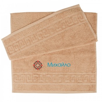 Полотенце махровое с вышивкой мужсике имена