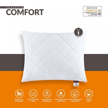 Подушка IDEIA Comfort Standart Белый (50*70см)