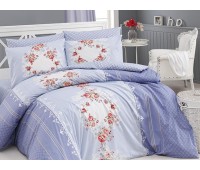 Постільна білизна First Choice ранфорс Delfina Indigo (Євро) Постільна білизна First Choice ранфорс Delfina Indigo (Євро)