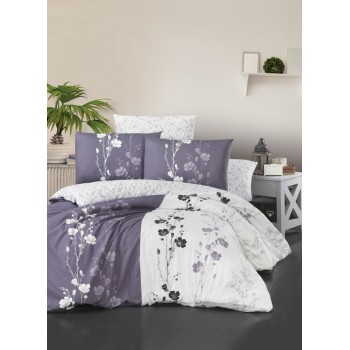 Постельное белье First Choice ранфорс Camelia Lilac (Евро)