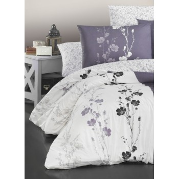 Постельное белье First Choice ранфорс Camelia Lilac (Евро)