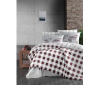 Постільна білизна First Choice ранфорс Edmon Dark Red (Євро) Постільна білизна First Choice ранфорс Edmon Dark Red (Євро)