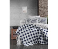 Постільна білизна First Choice ранфорс Edmon Navy Blue (Євро) Постільна білизна First Choice ранфорс Edmon Navy Blue (Євро)