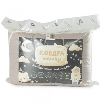 Одеяло IDEIA WOOLLY шерстяное всесезонное 200*220